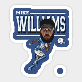 Mike Williams Los Angenel C Cartoon Sticker